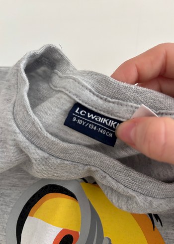 Pamuklu Erkek Çocuk Gri Minyon Baskılı Sweatshirt - Görsel 3