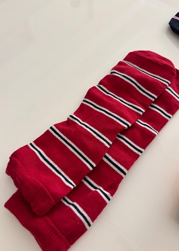 Çocuklar için Renkli Çizgili Çorap Seti - Görsel 2