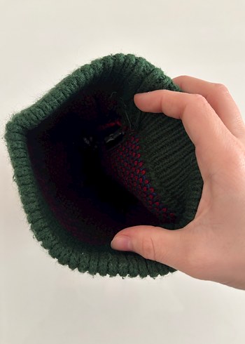 Renkli Örgü erkek çocuk bere - Görsel 3