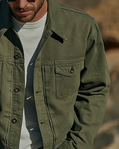 Yeşil Denim Ceket