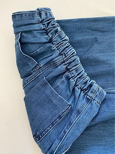 Diğer Beli Lastikli Kot Pantalon