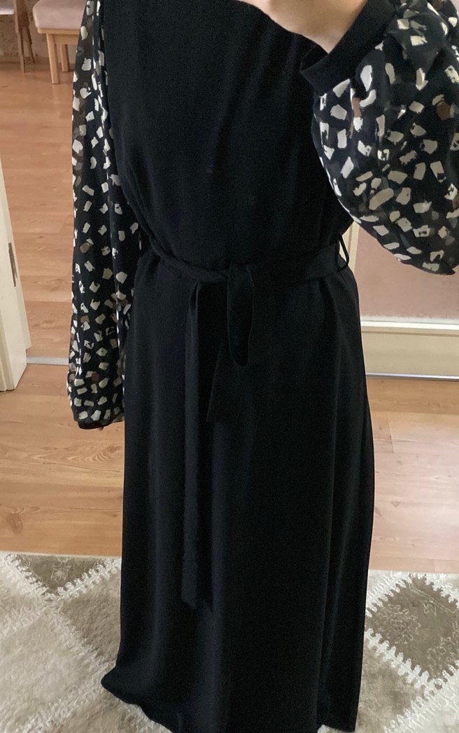 Uzun Tesettür Elbise - Görsel 4