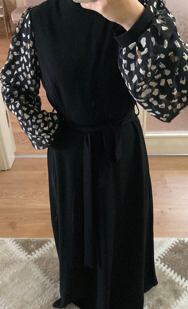 Uzun Tesettür Elbise - Görsel 3