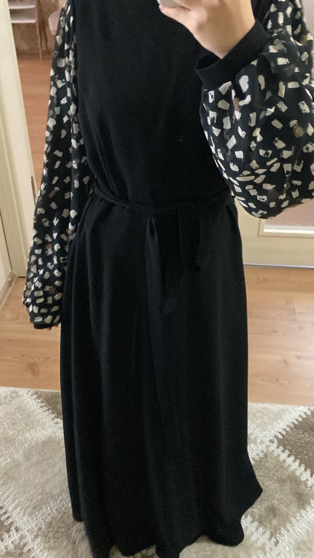 Uzun Tesettür Elbise - Görsel 2