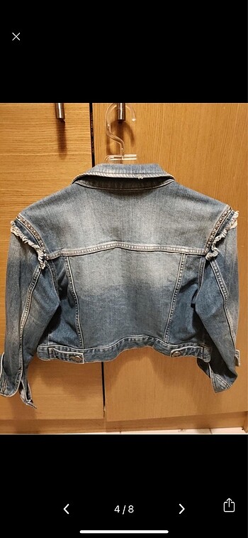 s Beden mavi Renk Liu jo denim crop ceket. S beden
