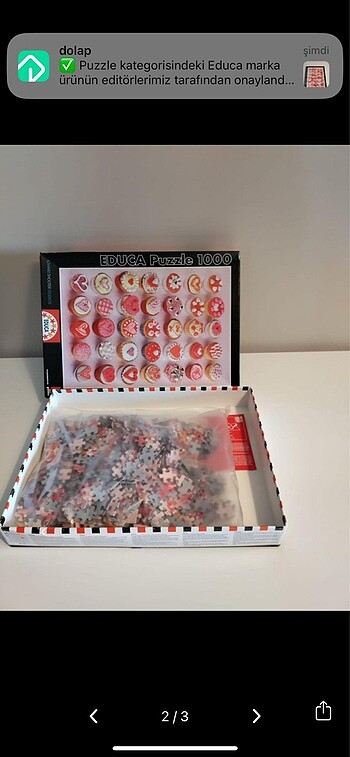 Diğer Educa cupcake puzzle 1000p