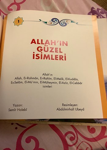 Beden Çocuklar İçin Allah'ın Güzel İsimleri Kitabı