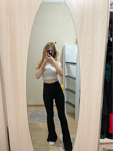 Stradivarius İspanyol kumas pantolon