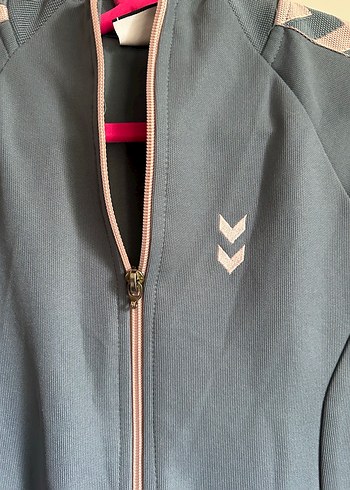 Gri Fermuarlı Uzun Kollu Spor Ceket - Görsel 3