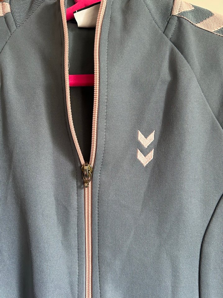 Gri Fermuarlı Uzun Kollu Spor Ceket - Görsel 3
