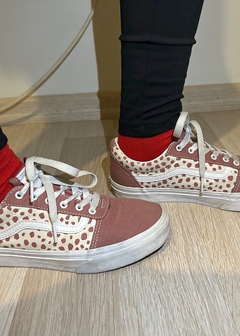 Pembe Bağcıklı Vans Kadın Sneakers - Görsel 6