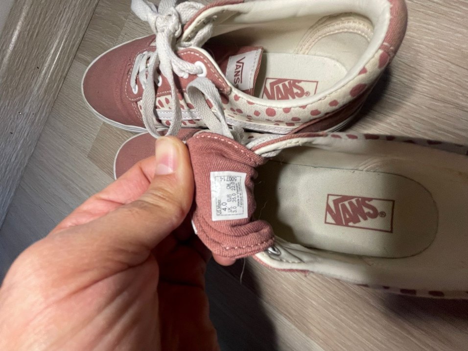 Pembe Bağcıklı Vans Kadın Sneakers - Görsel 4