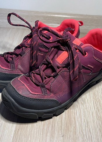 Mor Kadın Spor Ayakkabı Velcro Detaylı - Görsel 3