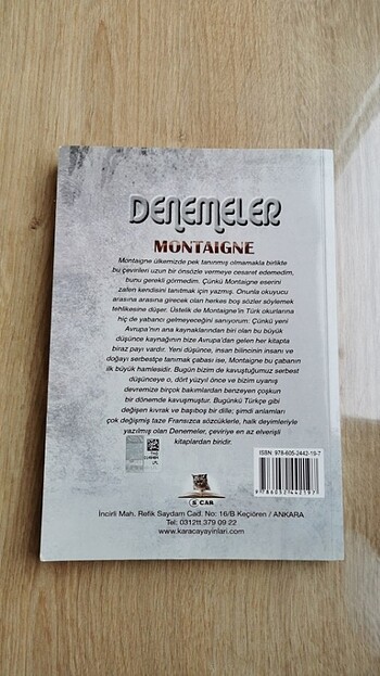 MONTAIGNE DENEMELER - Görsel 2