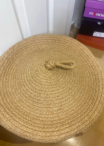 Bej Hasır Saklama Sepeti - Görsel 2