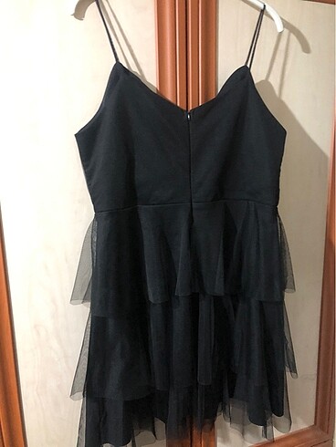 Diğer Siyah Kısa abiye elbise mezuniyet elbisesi mini