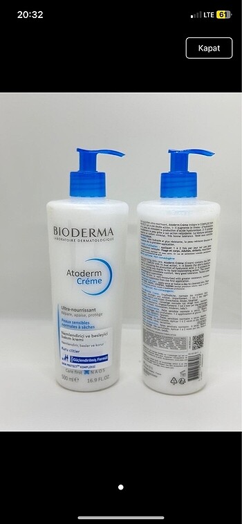 Bioderma nemlendirici