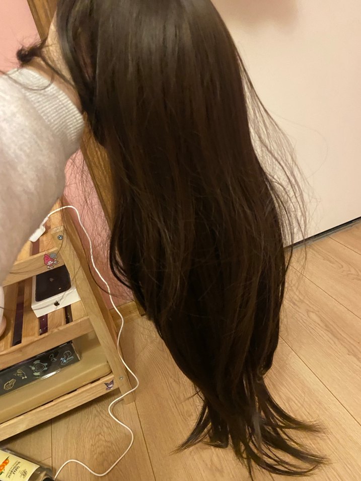 Kore tarzı perçemli peruk - Görsel 4