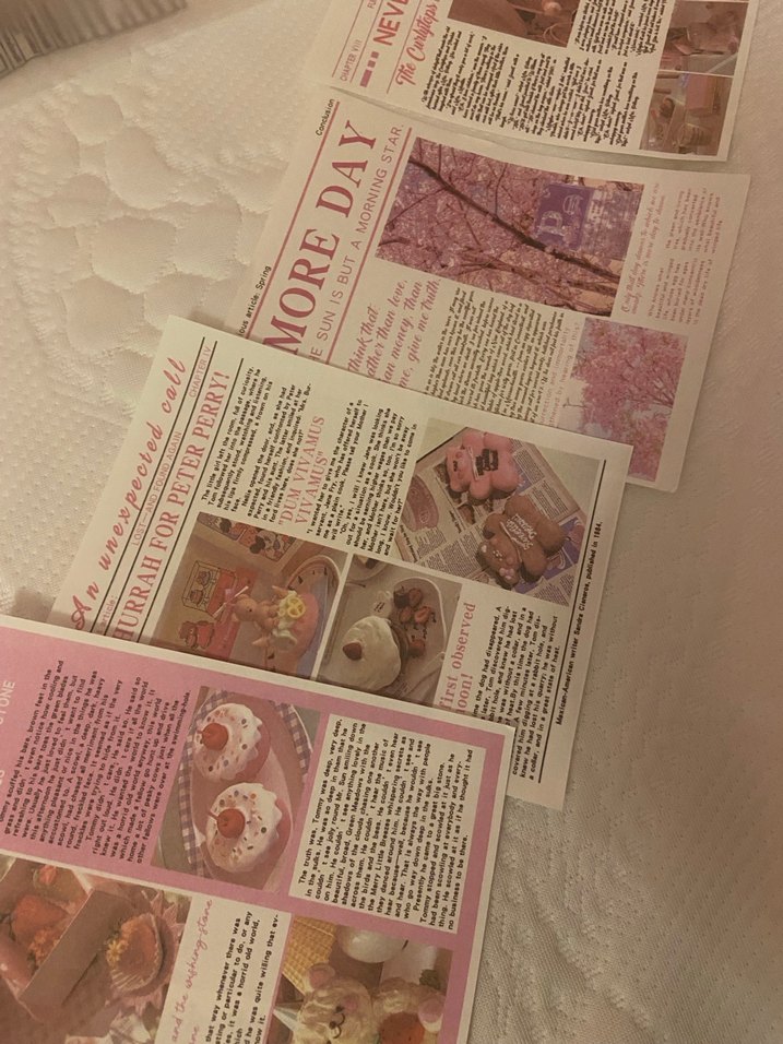 Coquette pembe mini posterler - Görsel 3