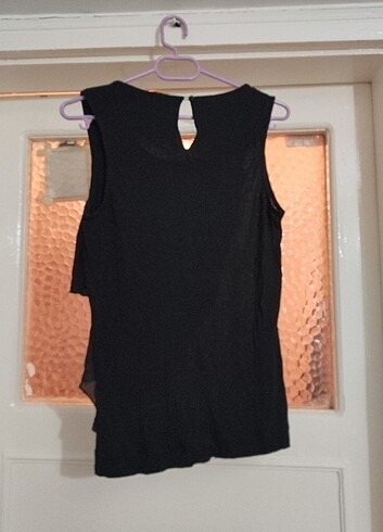 m Beden siyah Renk Massimo Dutti M Beden Siyah Kısa Kollu