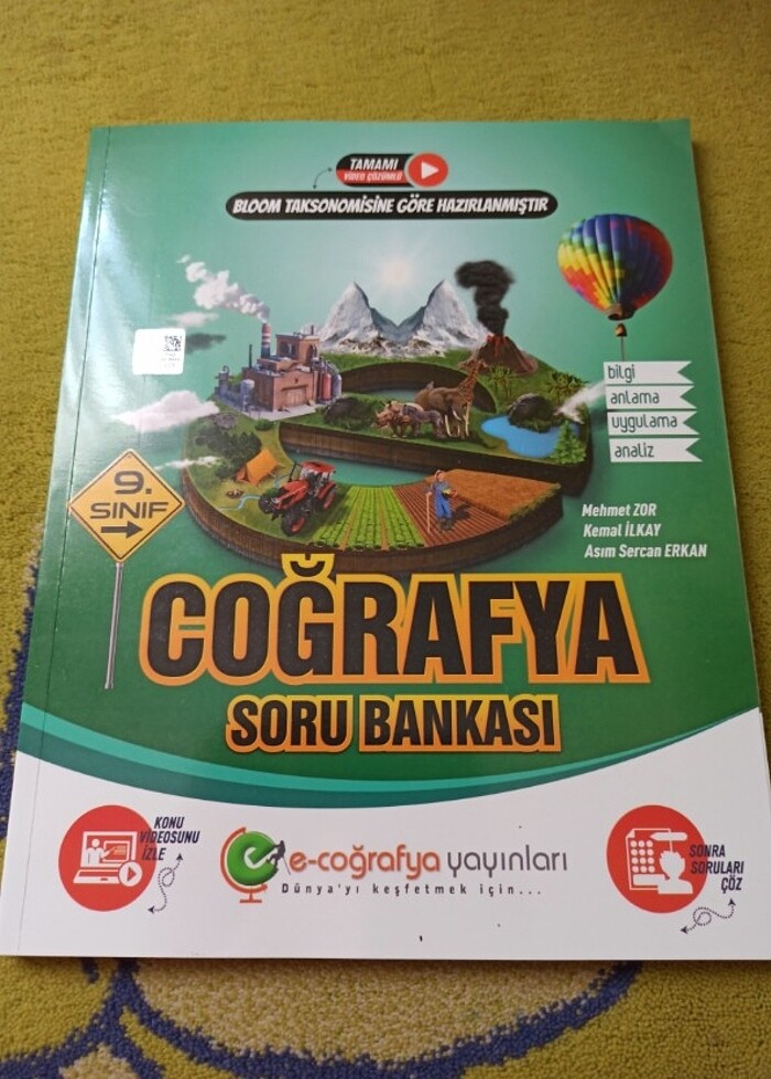 E-COĞRAFYA YAYINLARI 9. SINIF SORU BANKASI - Görsel 2