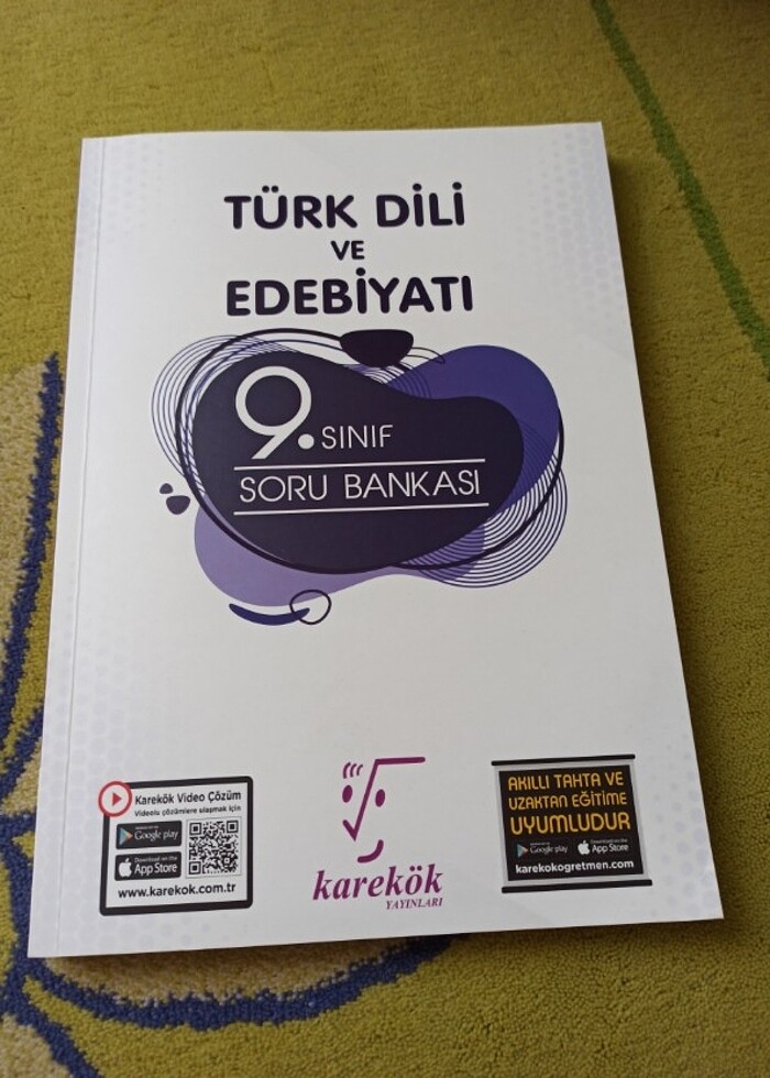KAREKÖK YAYINLARI SIFIR 9. SİNİF TÜRK DİLİ VE EDEBİYATI SORU BAN - Görsel 2