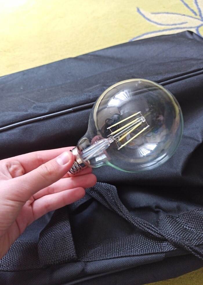 VİNTAGE E27 LED FİLAMENT LAMBA 2 ADET - Görsel 2