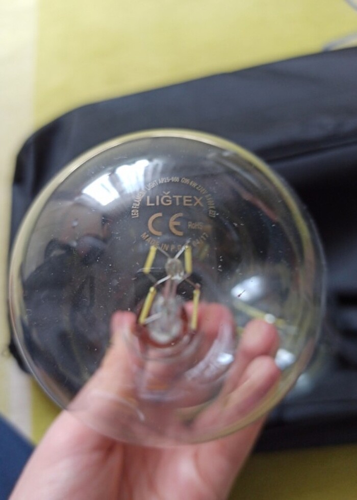 VİNTAGE E27 LED FİLAMENT LAMBA 2 ADET - Görsel 3