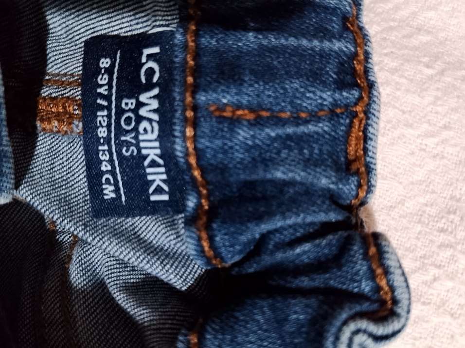 Erkek Çocuk Mavi Kot Pantolon - Görsel 5