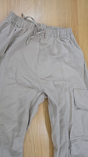 11-12 Yaş Beden camel Renk Kargocu pantalon