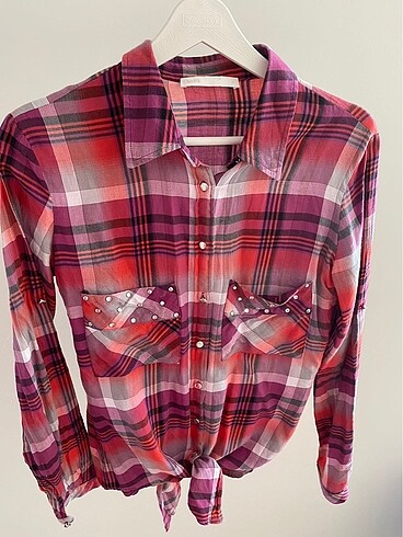 Batik Marka Taşlı Gömlek - Görsel 2