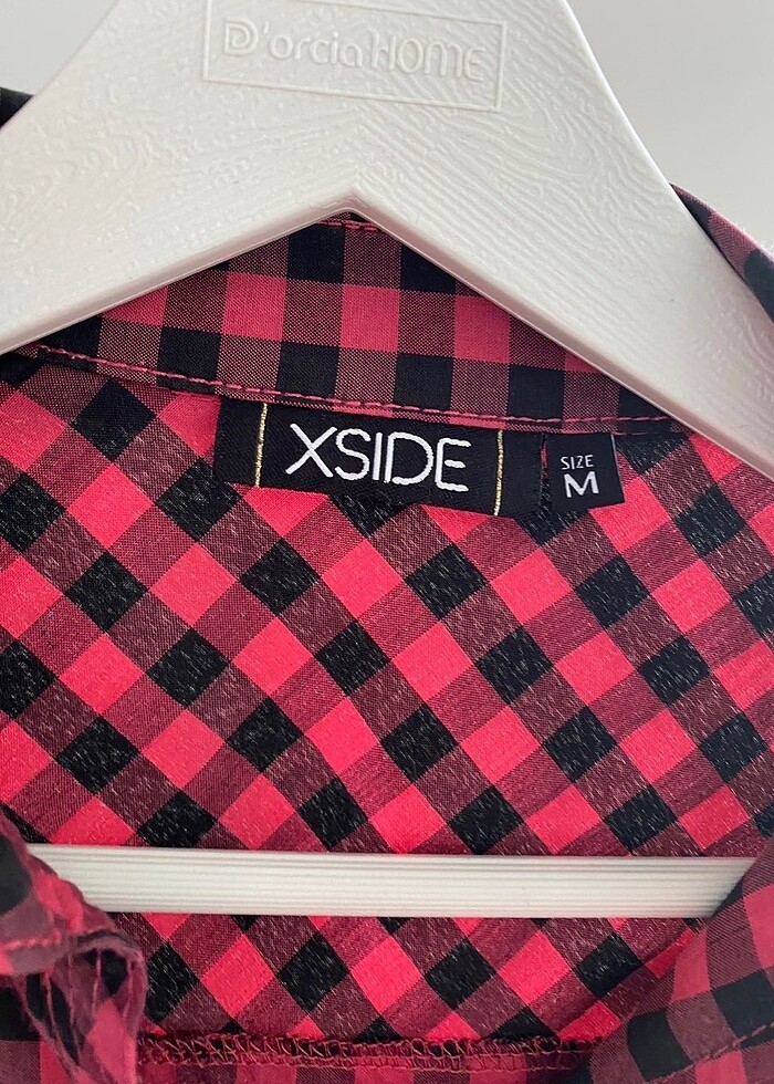 LCW Kareli Gömlek Kirmizi Siyah - Görsel 4