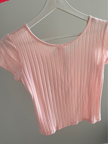 Pudra Bluz Kısa Kollu - Görsel 3