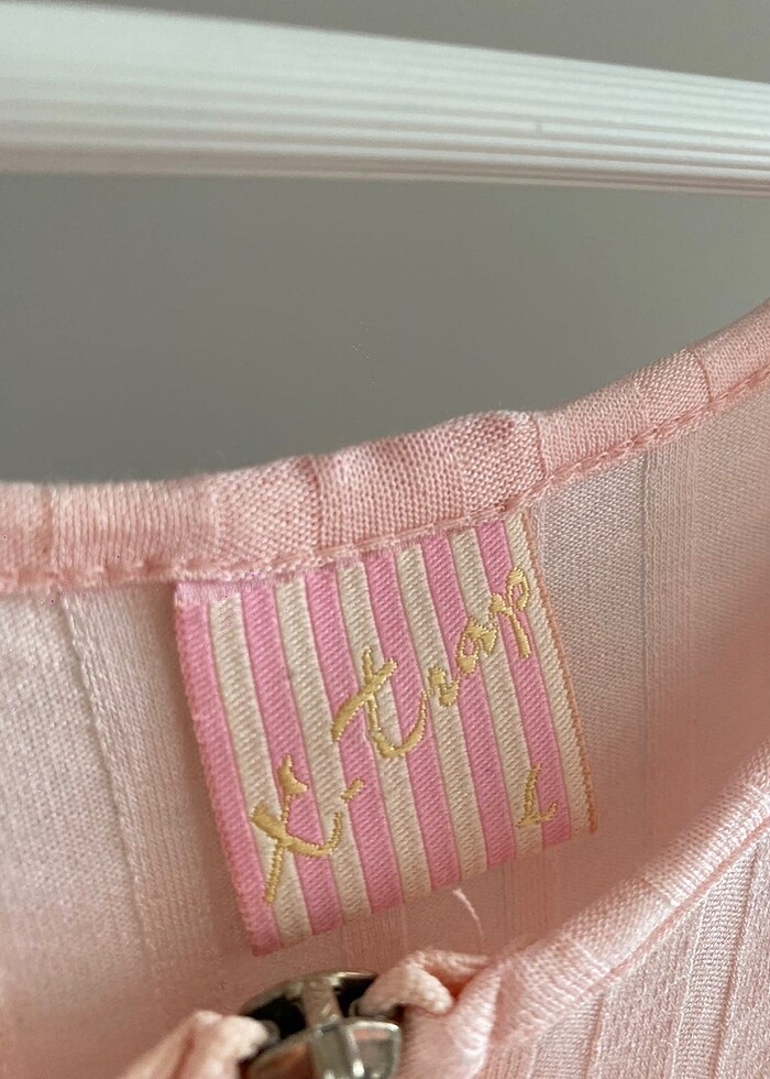 Pudra Bluz Kısa Kollu - Görsel 4