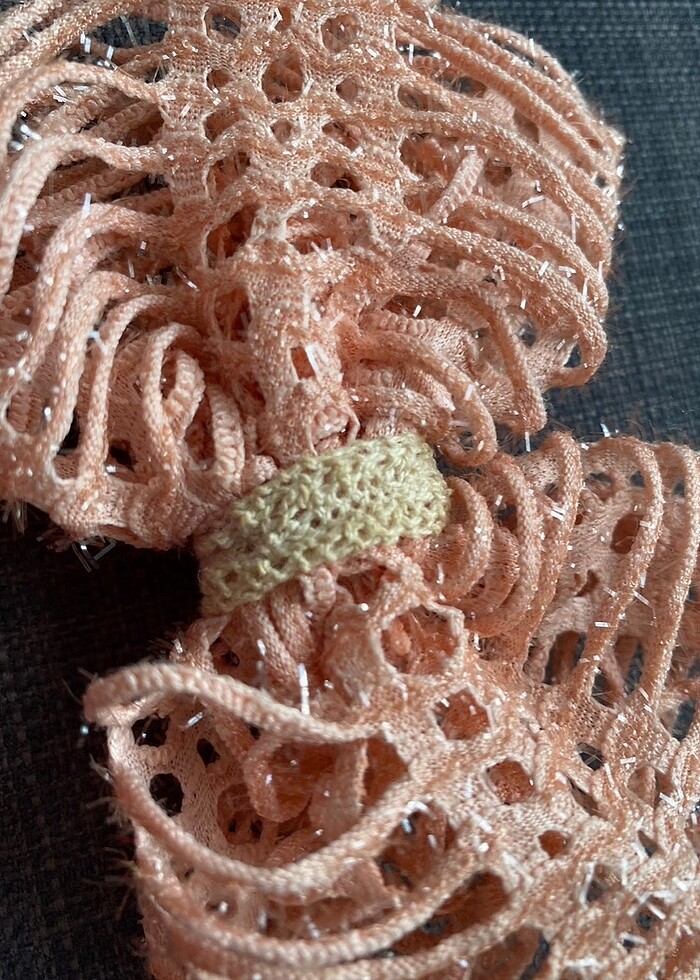 Simli Pudra Rengi Toka - Görsel 3