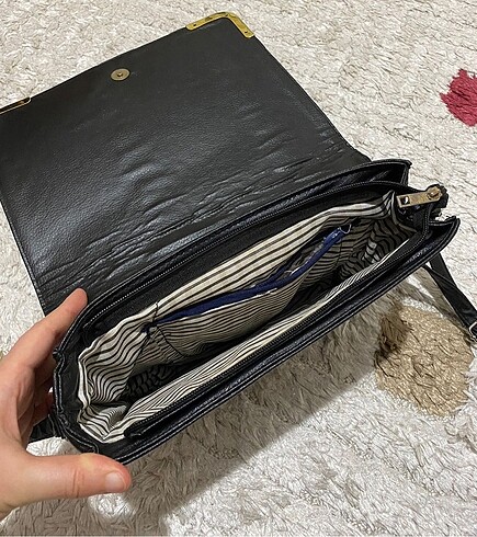 Askili Omuz Çantasi Siyah Renk - Görsel 5