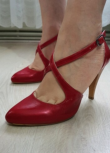 Diğer Belinda Marka Kırmızı Stiletto Ayakkabı