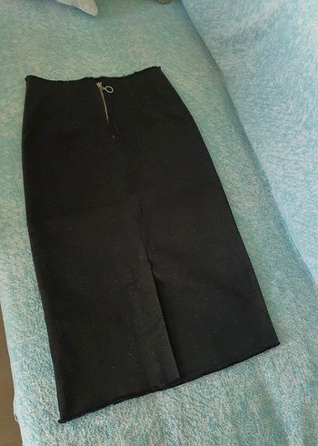 38 Beden Trendyol&Milla Siyah Denim Kalem Etek