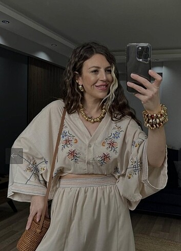 SATILDI İkili Takım Etek Ceket - Görsel 6