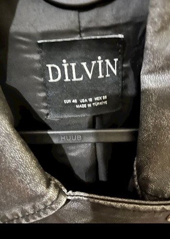 Kadın Siyah Biker Deri Ceket - Görsel 4