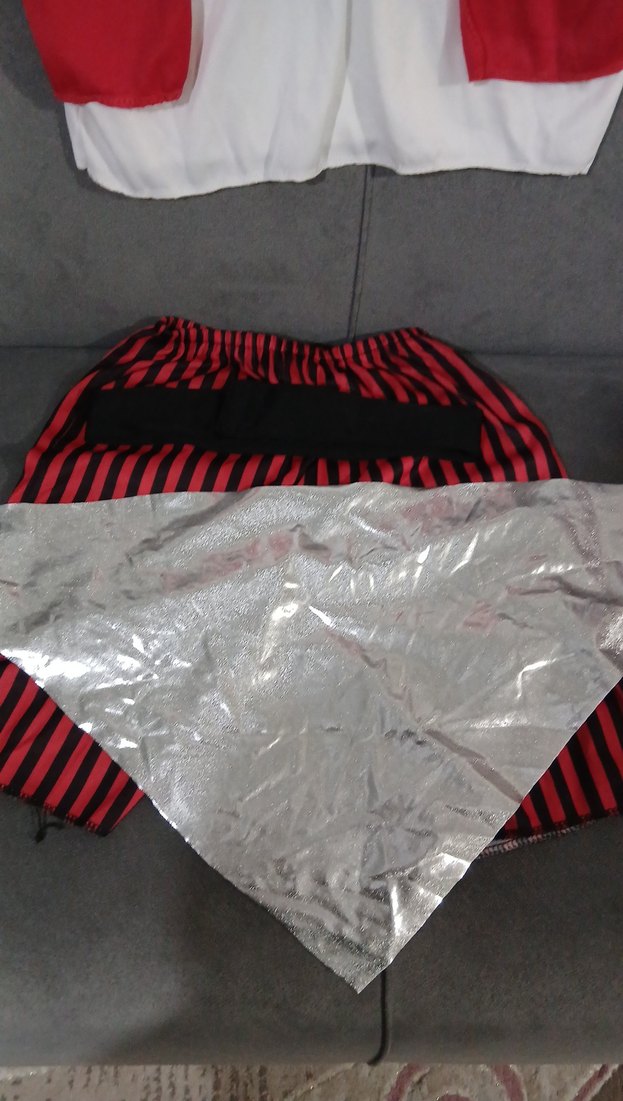 Korsan Temalı Kırmızı Çocuk Kostümü - Görsel 5