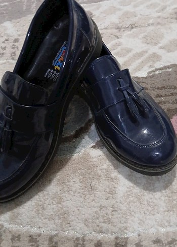 Erkek Çocuk Mavi Püsküllü  Ayakkabı - Görsel 4