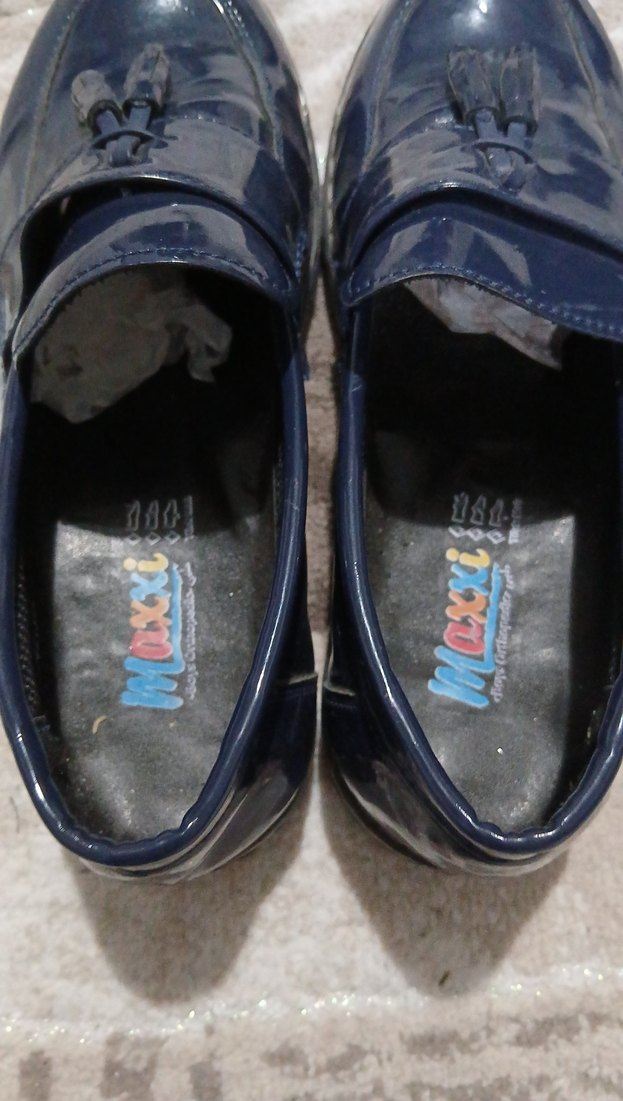 Erkek Çocuk Mavi Püsküllü  Ayakkabı - Görsel 2