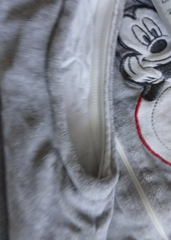 Gri Nakışlı Mickey Mouse Çocuk Uyku Tulumu - Görsel 9