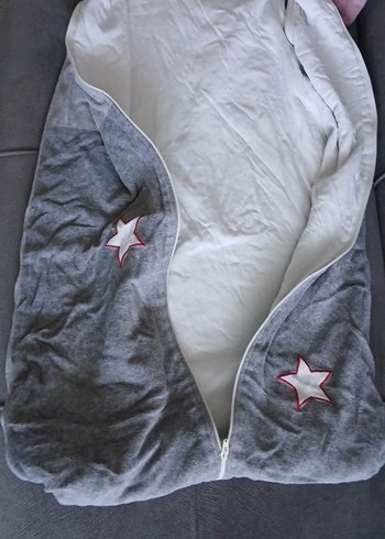 Gri Nakışlı Mickey Mouse Çocuk Uyku Tulumu - Görsel 4