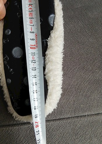 Kızlar için Beyaz Peluş Ev Terliği - Görsel 4