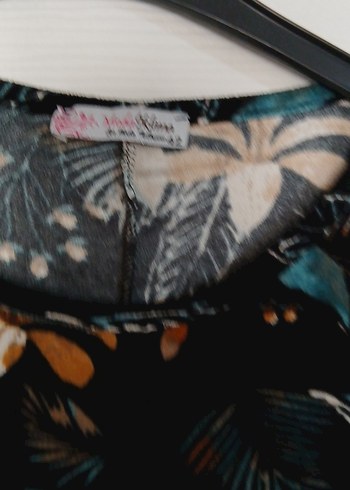 Çiçek Desenli Uzun Kadın Elbise - Görsel 2