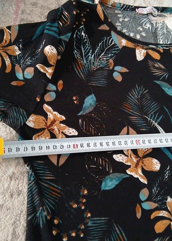 Çiçek Desenli Uzun Kadın Elbise - Görsel 6