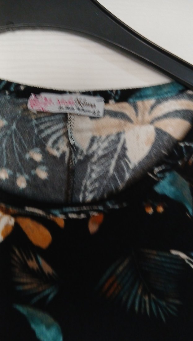 Çiçek Desenli Uzun Kadın Elbise - Görsel 2