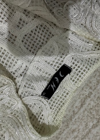 Dantel Detaylı tül Yelek - Görsel 3